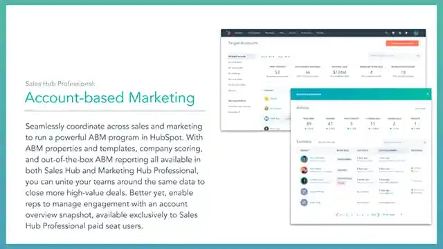 Sales Hub Account Based Marketing